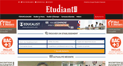 Desktop Screenshot of etudiant.ma